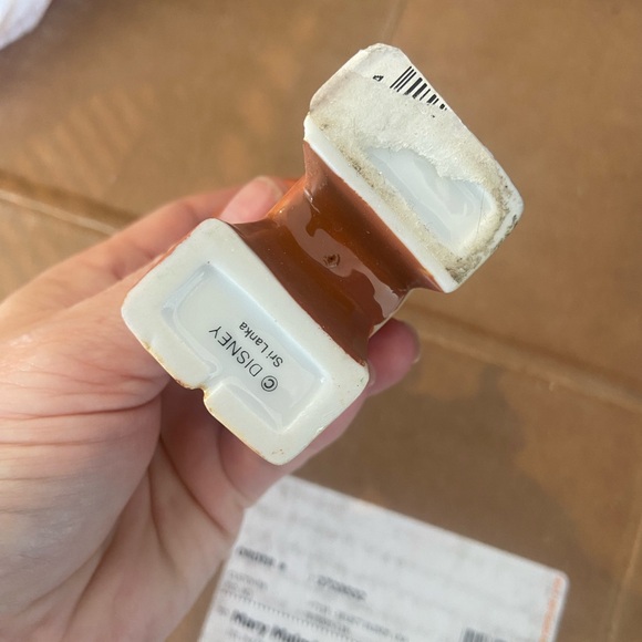 1990’s Disney Ceramic Cogsworth figurine from Beauty & the Beast - Picture 3 of 3